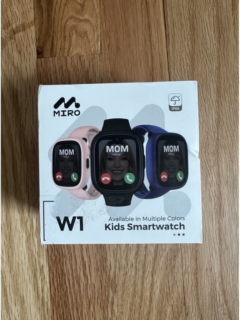 MIRO W1 Kids Smartwatch 4G HD Video Calling GPS Water-Resistant Black